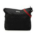 Front Pocket Web Messenger GG Canvas Medium