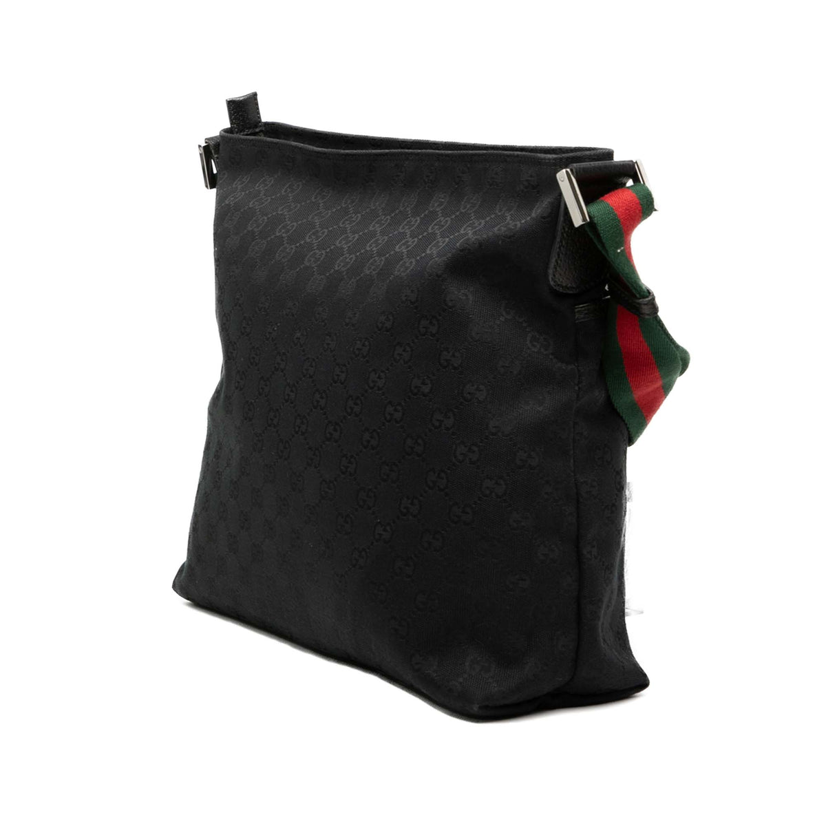 Front Pocket Web Messenger GG Canvas Medium