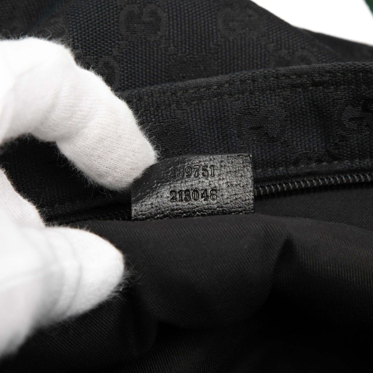 Front Pocket Web Messenger GG Canvas Medium
