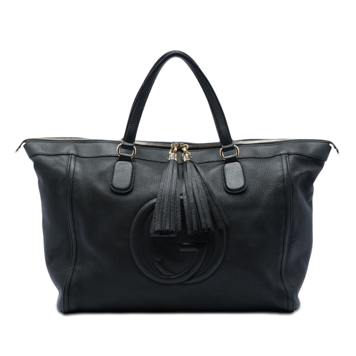 Soho Zip Tote Leather Large