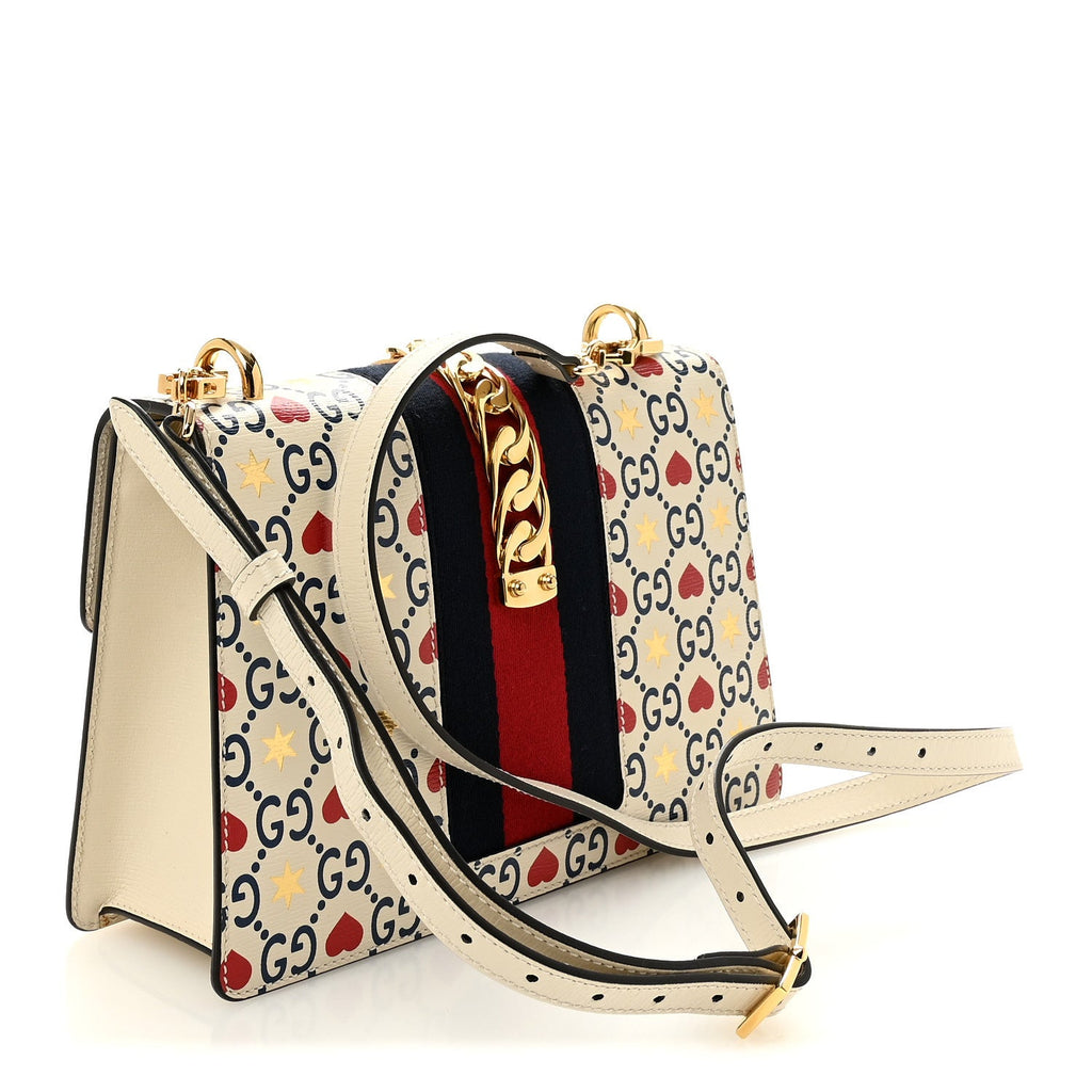 Calfskin Valentine's Day Exclusive Small Sylvie Top Handle Bag Ivory