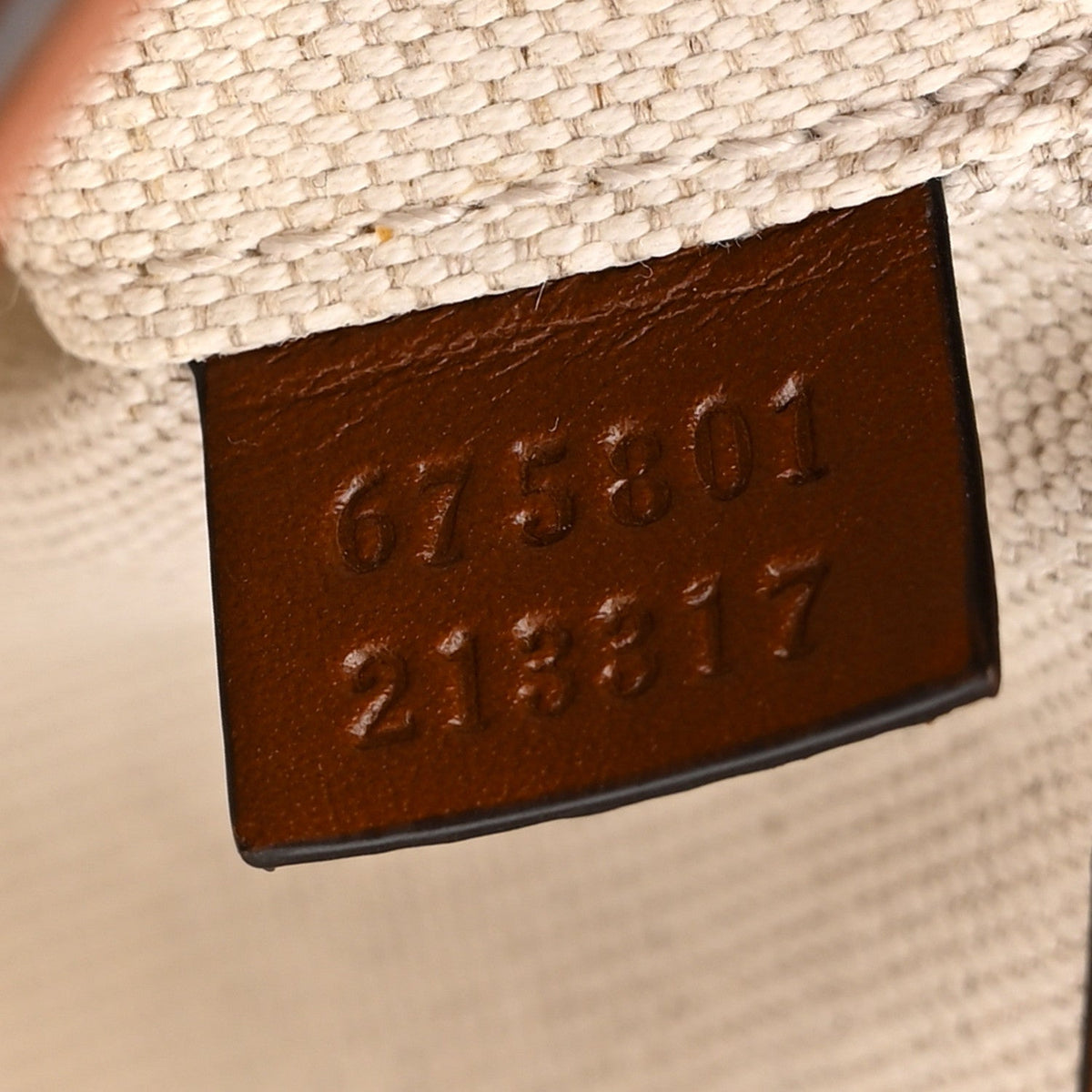 New Canvas Charisma Calfskin Crystal GG Monogram Mini Horsebit 1955 Shoulder Bag Camel Ebony
