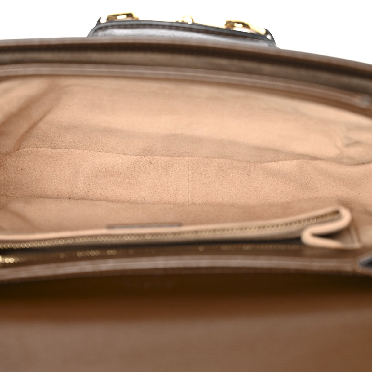 Azalea Calfskin Horsebit 1955 Shoulder Bag Brown Sugar