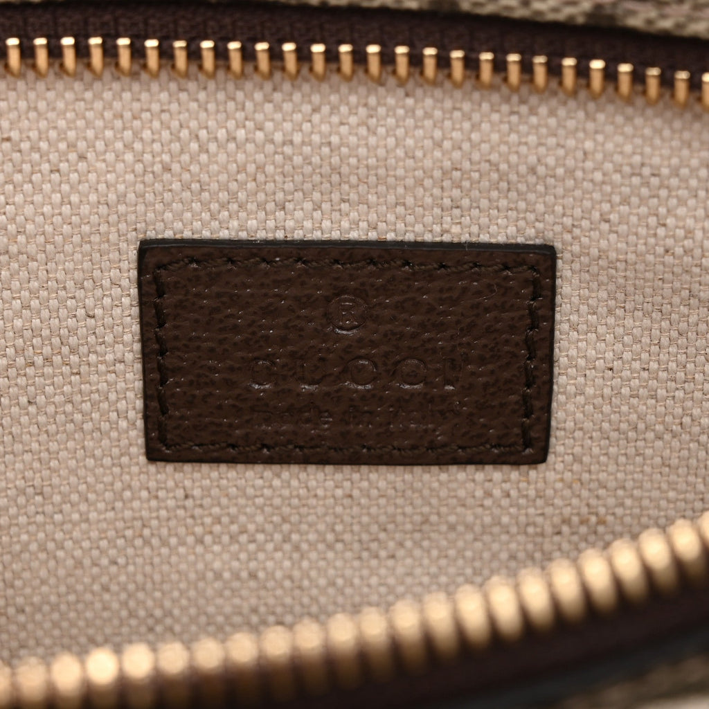 GG Supreme Monogram Textured Dollar Calfskin Blondie Belt Bag Beige Ebony New Acero