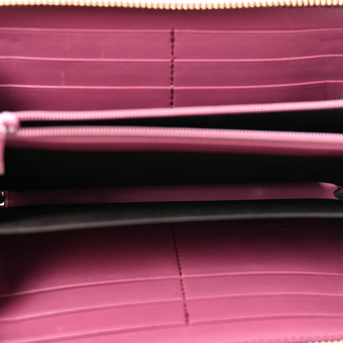 Guccissima Signature Microguccissima Bree Zip Around Wallet Purple