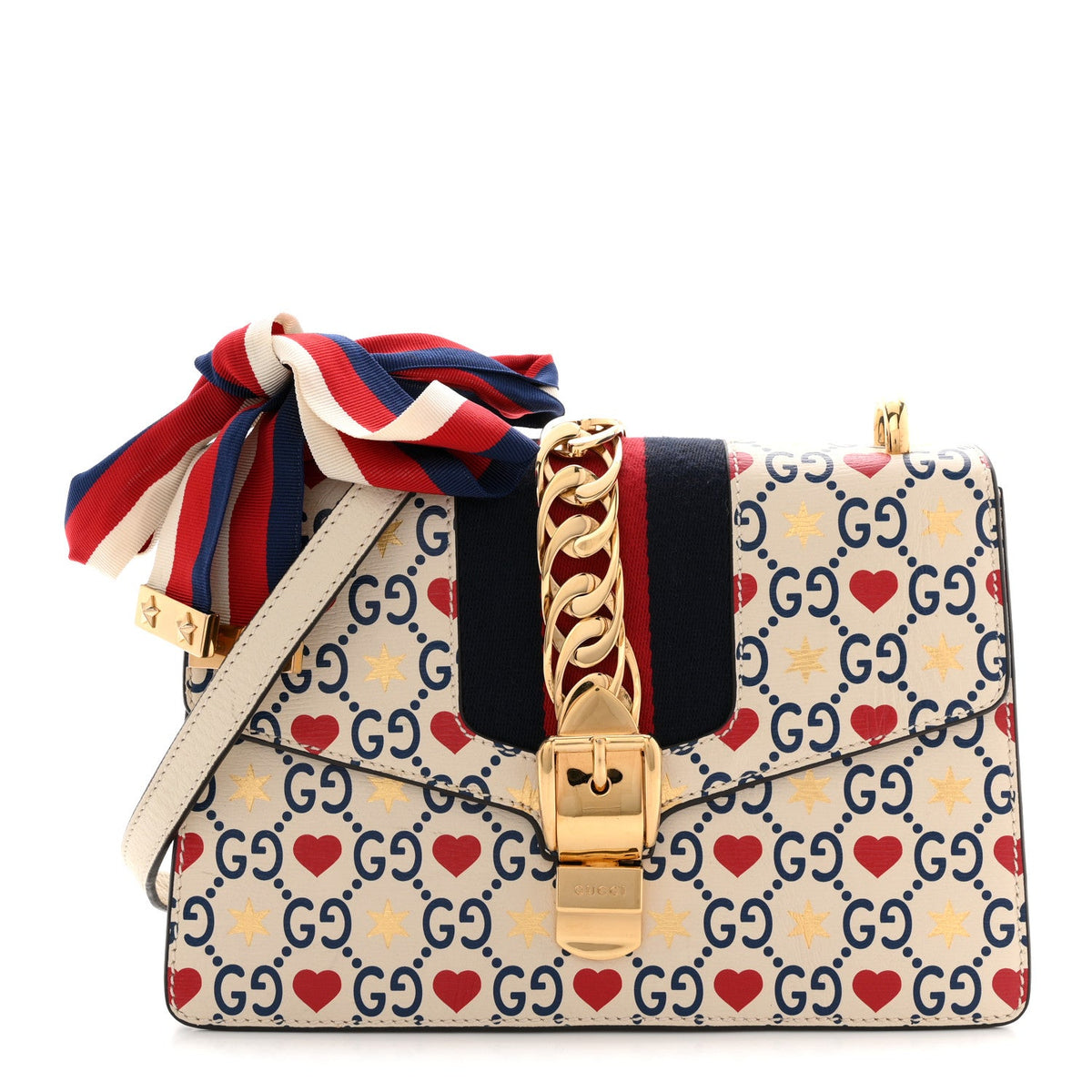 Calfskin Valentine's Day Exclusive Small Sylvie Top Handle Bag Ivory