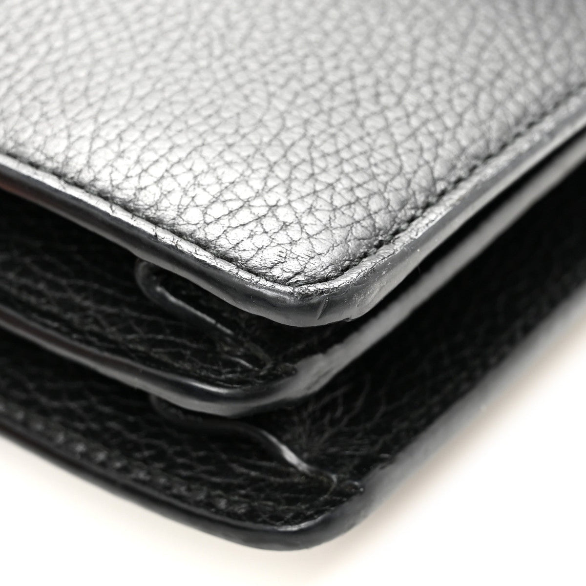 Pebbled Calfskin Small Dionysus Shoulder Bag Black