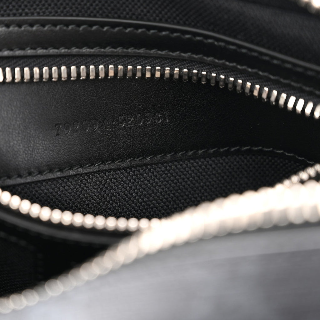 Soft GG Supreme Monogram Web Belt Bag Black Grey