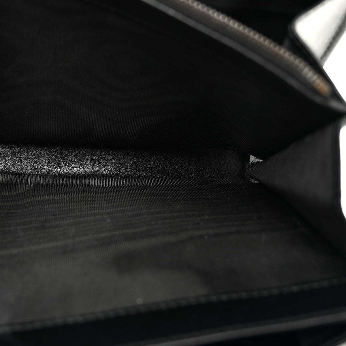 Calfskin Matelasse GG Marmont Chain Wallet Black