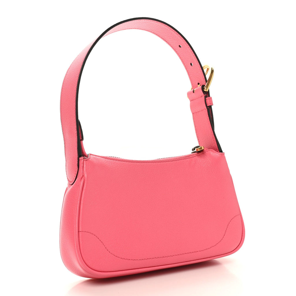 Goatskin Mini Aphrodite Shoulder Bag Rhodamine Pink