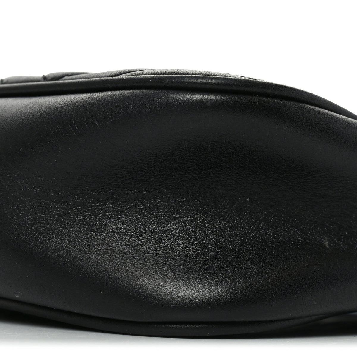 Calfskin Matelasse Small GG Marmont Chain Shoulder Bag Black