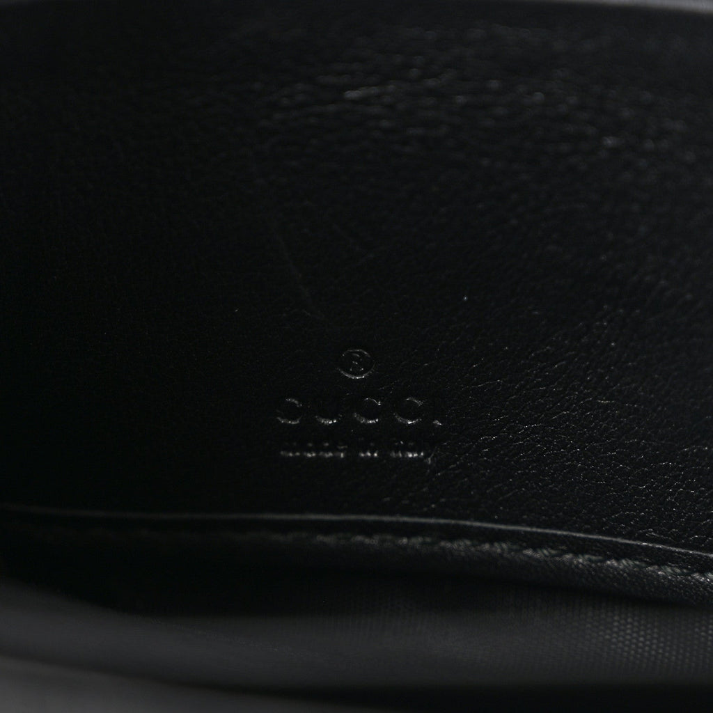 Guccissima Signature Microguccissima Bree Zip Around Wallet Black