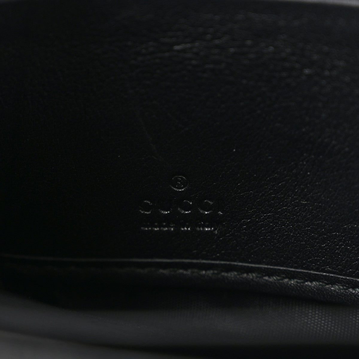 Guccissima Signature Microguccissima Bree Zip Around Wallet Black