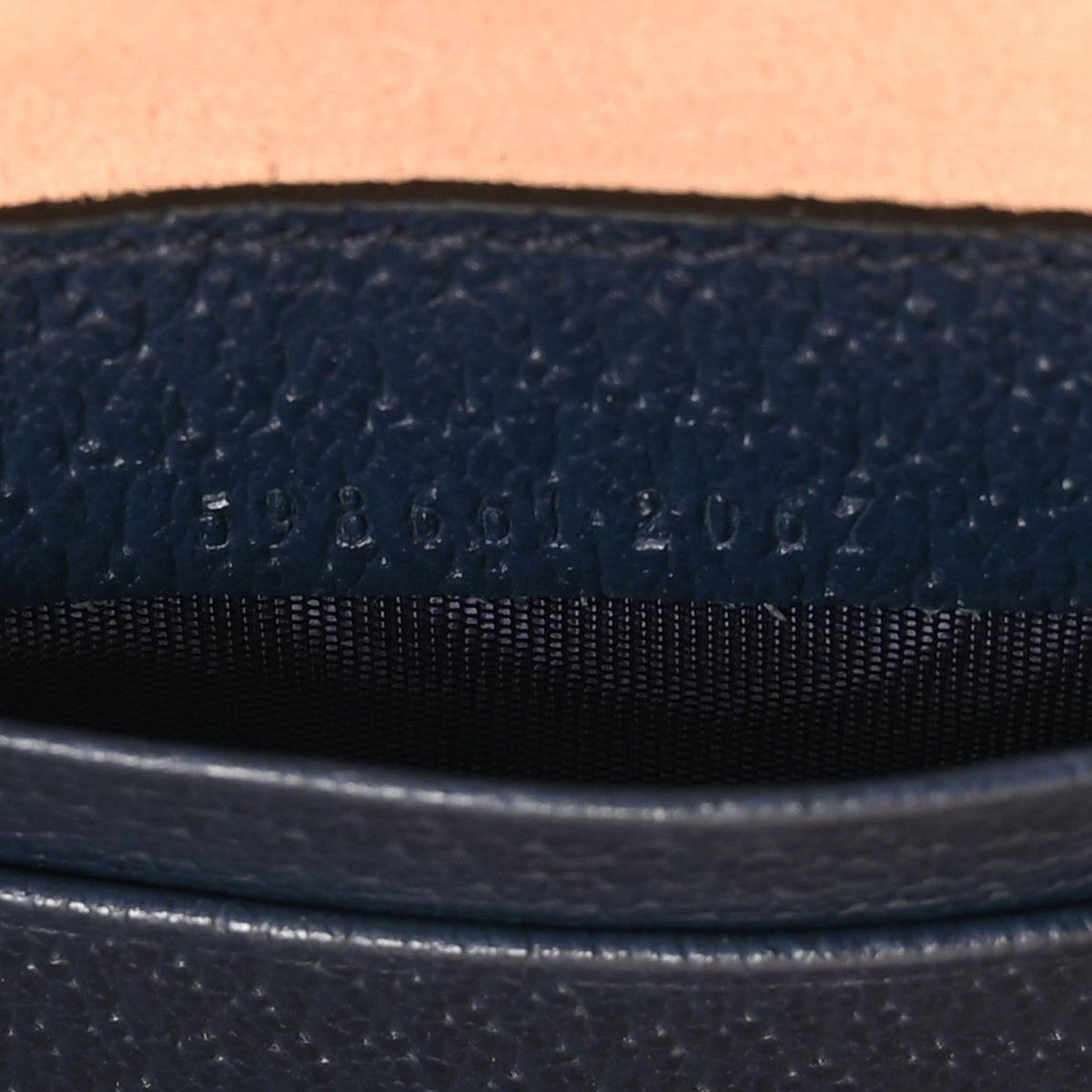 Textured Calfskin Web Mini Ophidia Round Backpack Blue Agata