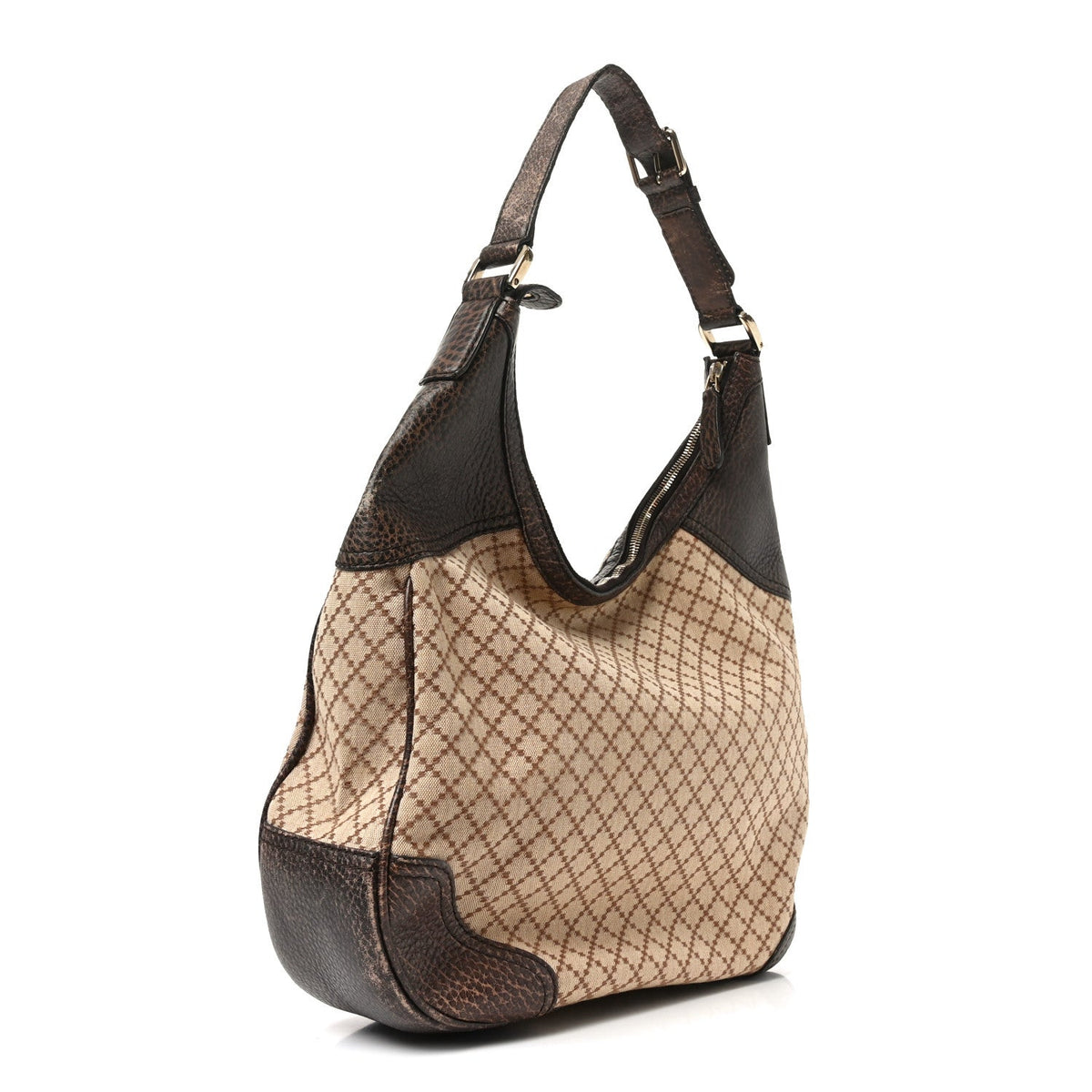 Diamante Catherine Hobo Brown