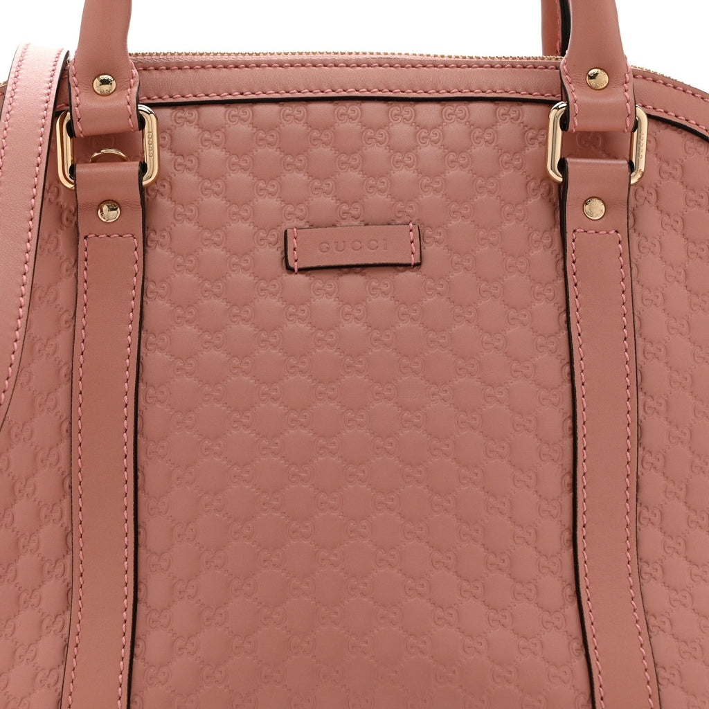 Microguccissima Medium Dome Bag Soft Pink
