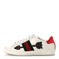 Calfskin Web Studded Womens Arrow Ace Sneakers 35.5 White