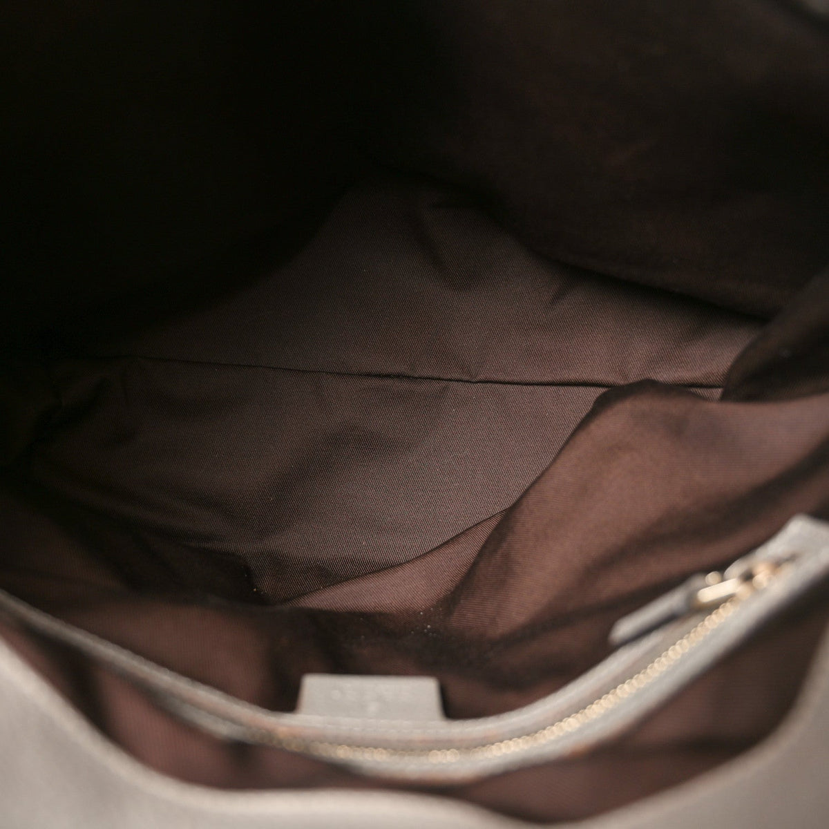 Monogram Medium Bree Foldover Tote Beige