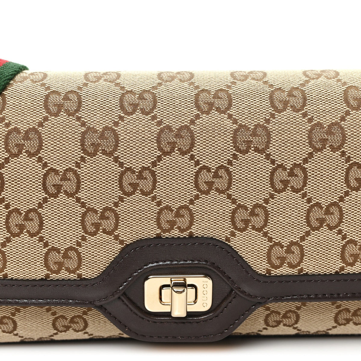 GG Monogram Small Luce Shoulder Bag Beige Ebony