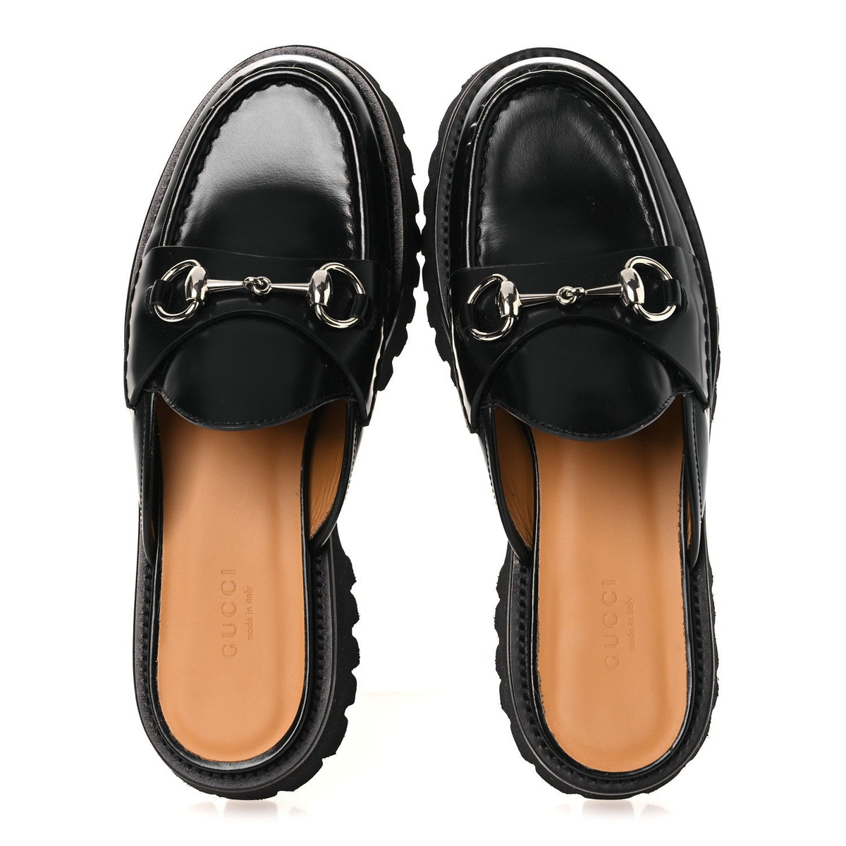 Cordovan Lux Womens Sylke Horsebit Platform Mules 37 Black