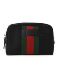 Canvas Web Slim Belt Bag Black