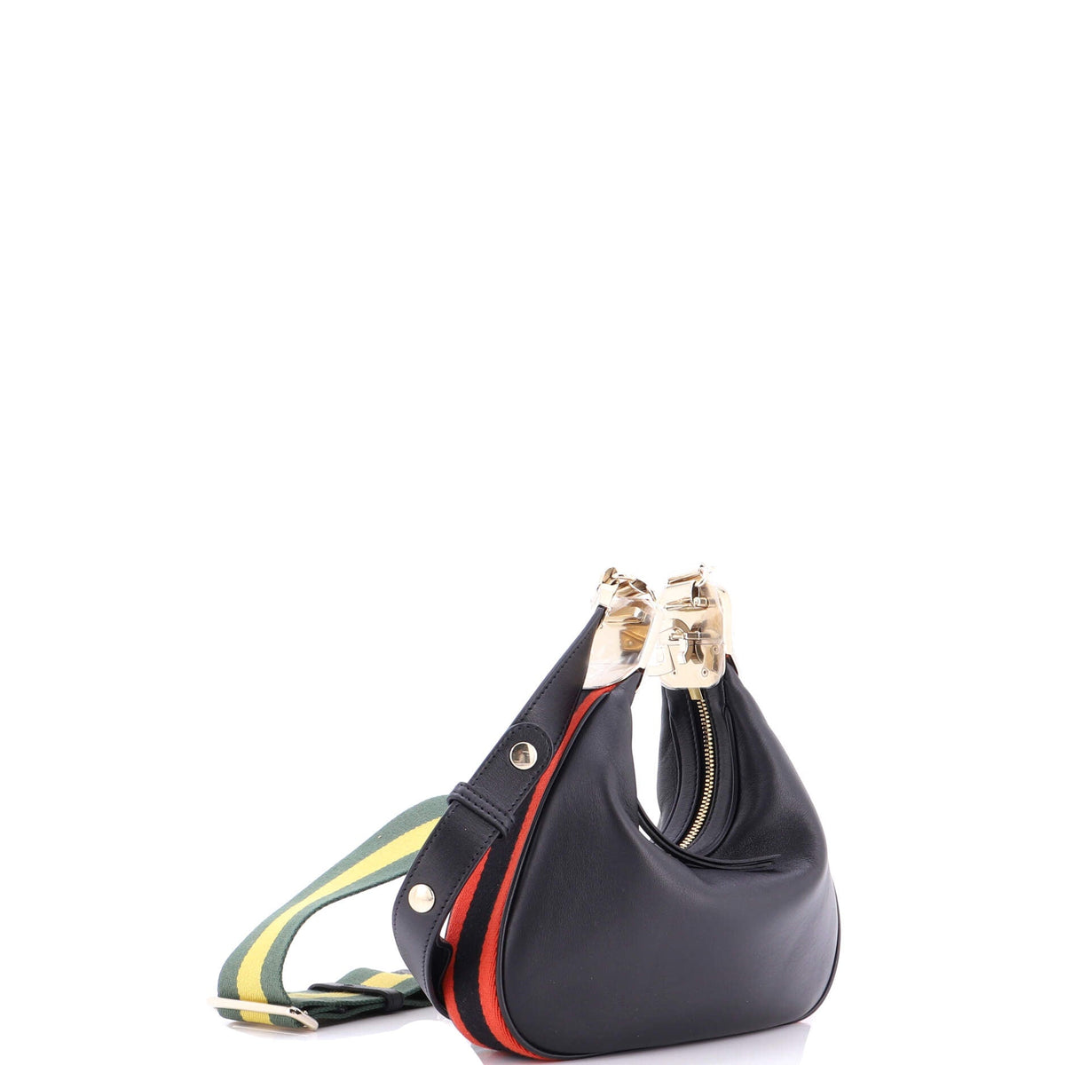 Attache Shoulder Bag Leather Small