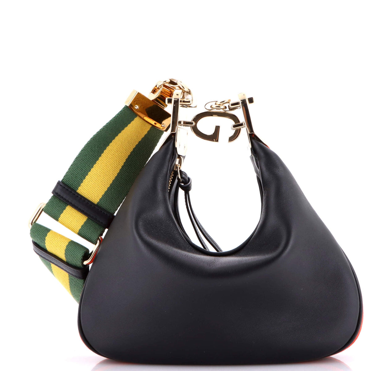 Attache Shoulder Bag Leather Small