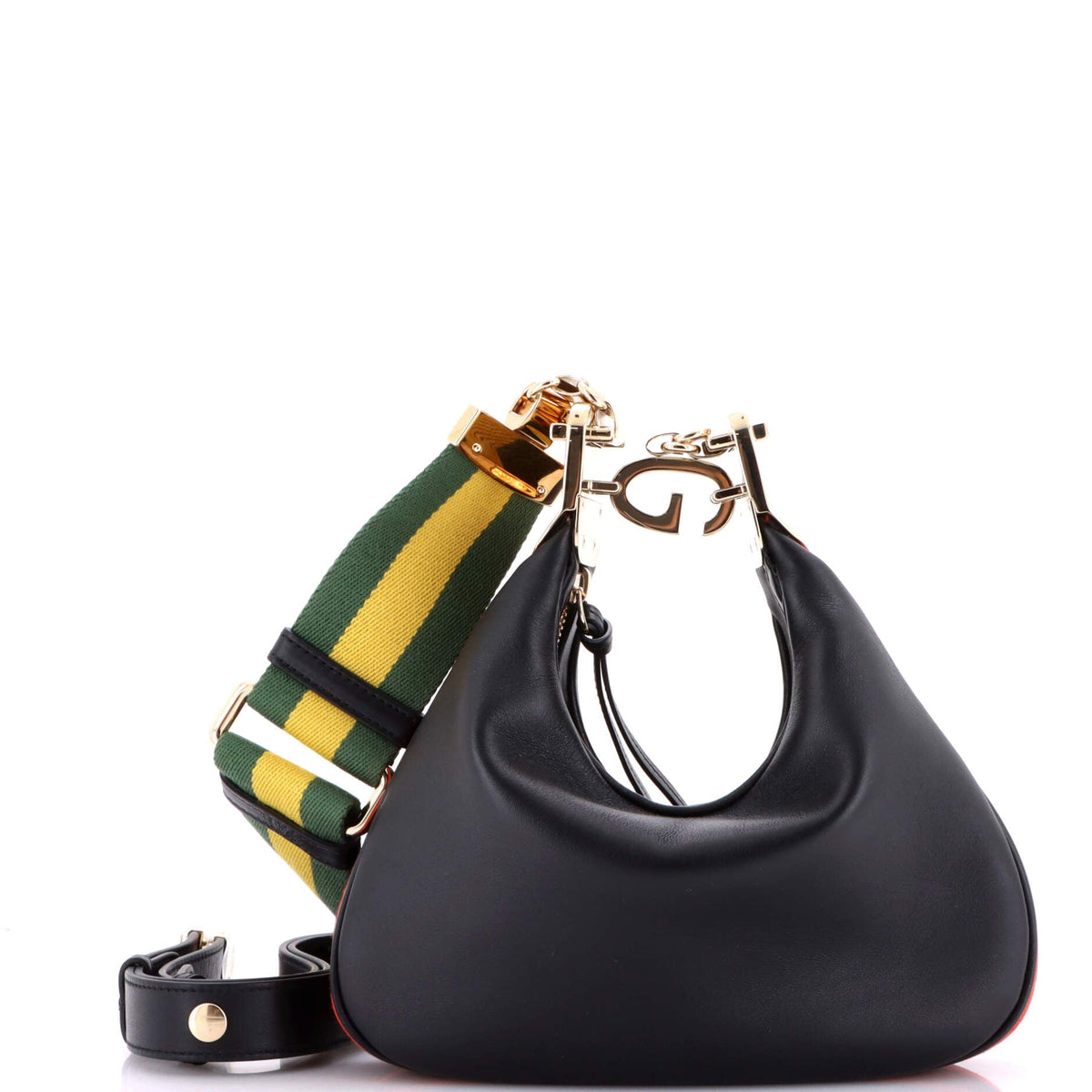 Attache Shoulder Bag Leather Small