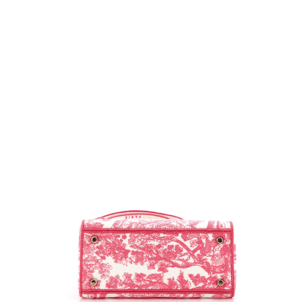 Toile de Jouy Lady D-Lite Bag Embroidered Canvas