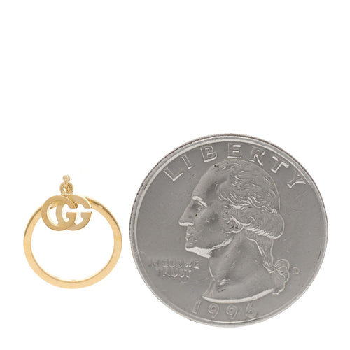 18K Yellow Gold Running G Single Earring