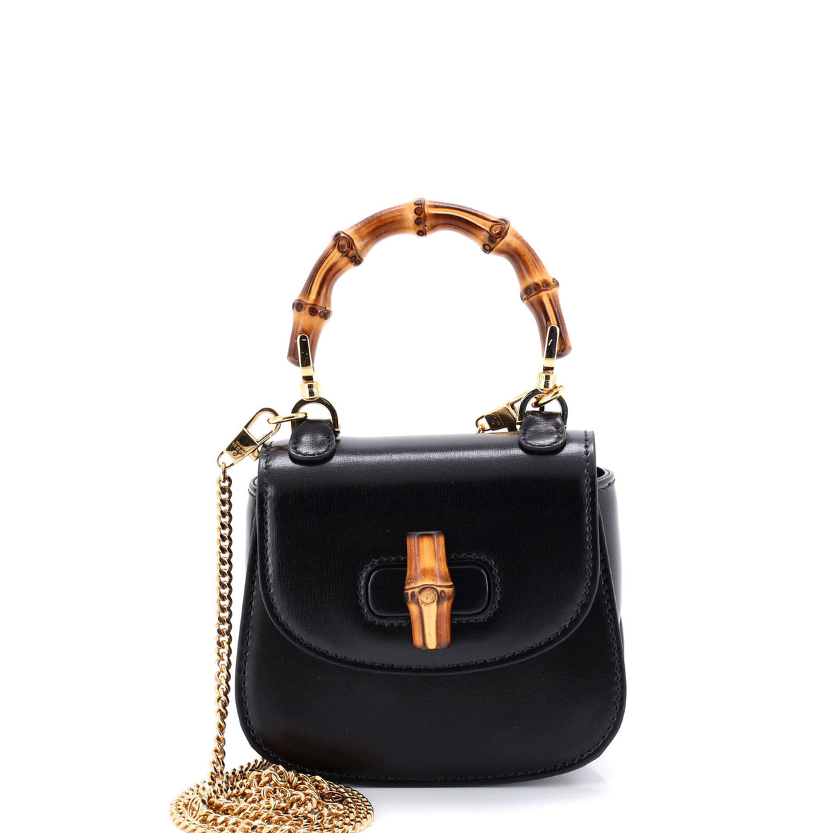 Bamboo 1947 Top Handle Bag Leather Super Mini
