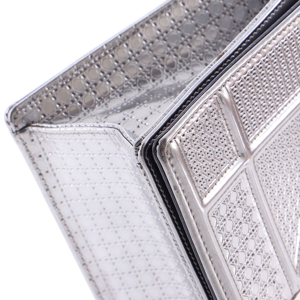 Diorama Flap Bag Cannage Embossed Calfskin Medium