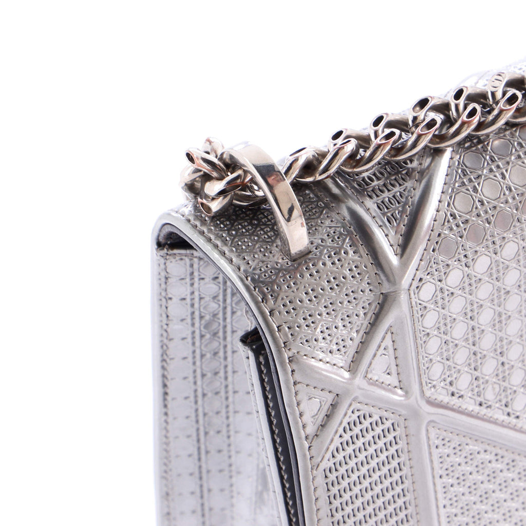 Diorama Flap Bag Cannage Embossed Calfskin Medium