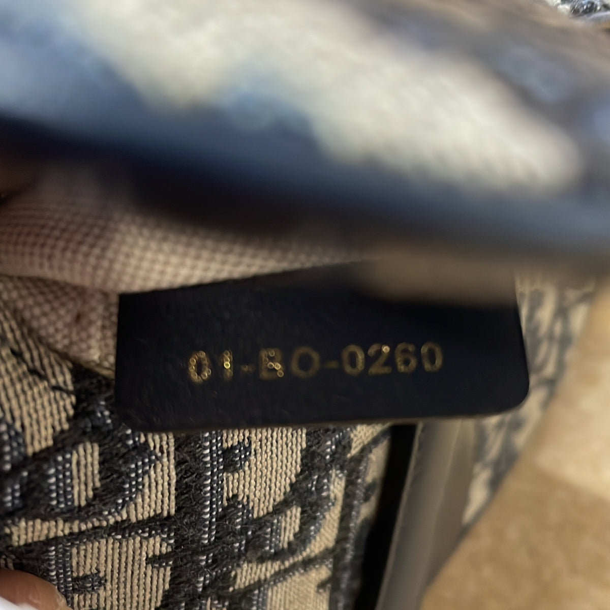 Saddle Handbag Oblique Canvas Mini