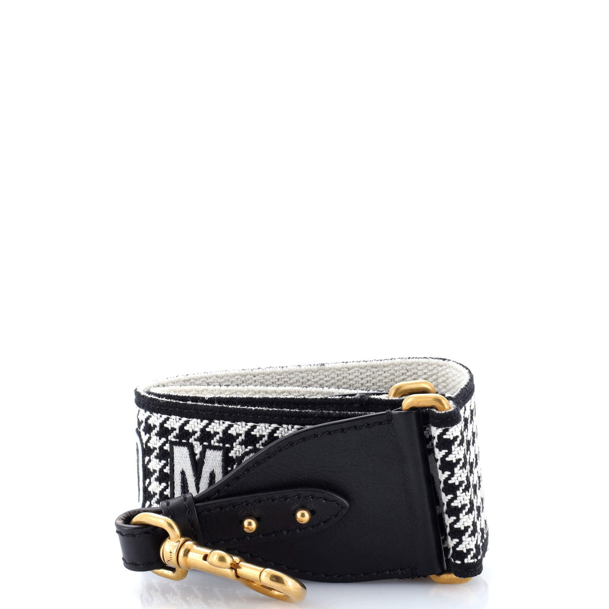 30 Montaigne Shoulder Strap Houndstooth Canvas