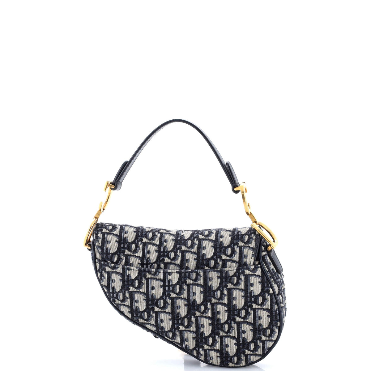 Saddle Handbag Oblique Canvas Mini
