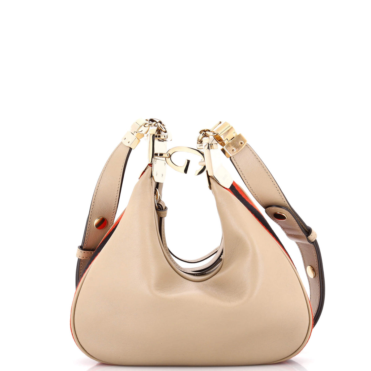 Attache Shoulder Bag Leather Small