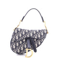 Saddle Handbag Oblique Canvas Mini