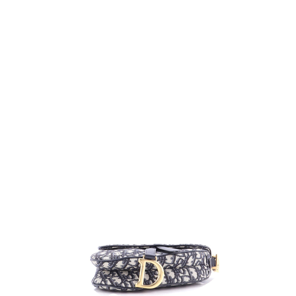 Saddle Handbag Oblique Canvas Mini