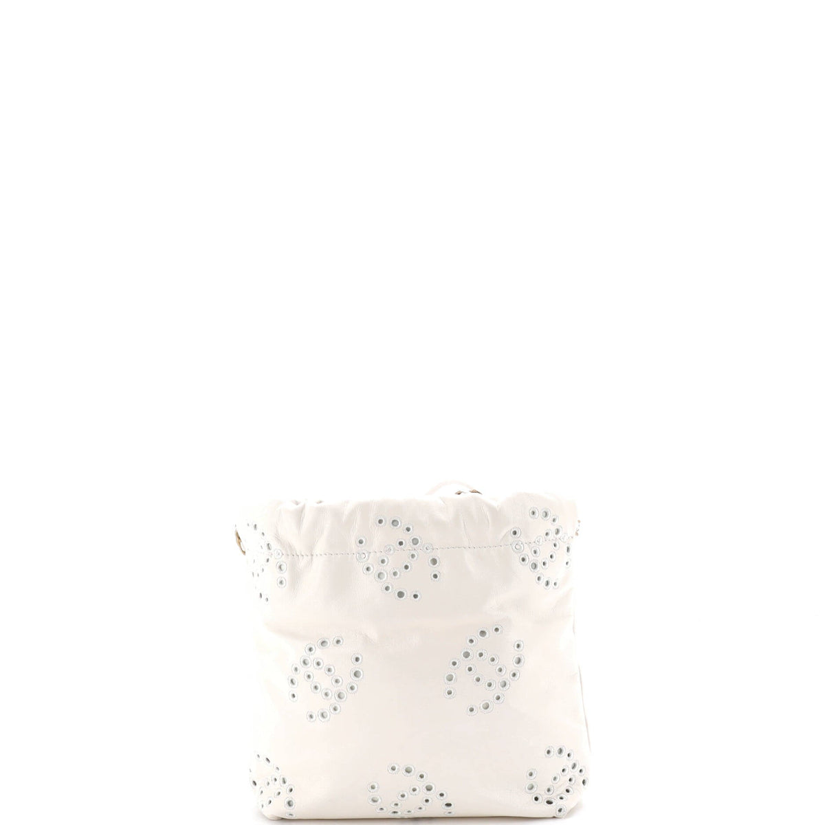 22 Chain Hobo CC Eyelet Embroidered Calfskin Mini