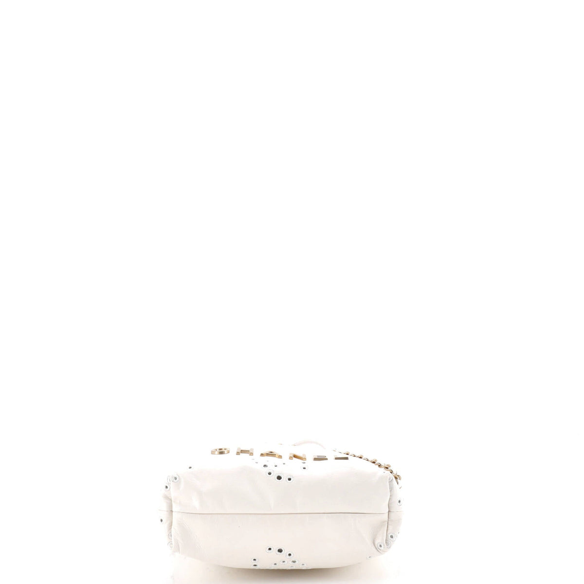 22 Chain Hobo CC Eyelet Embroidered Calfskin Mini