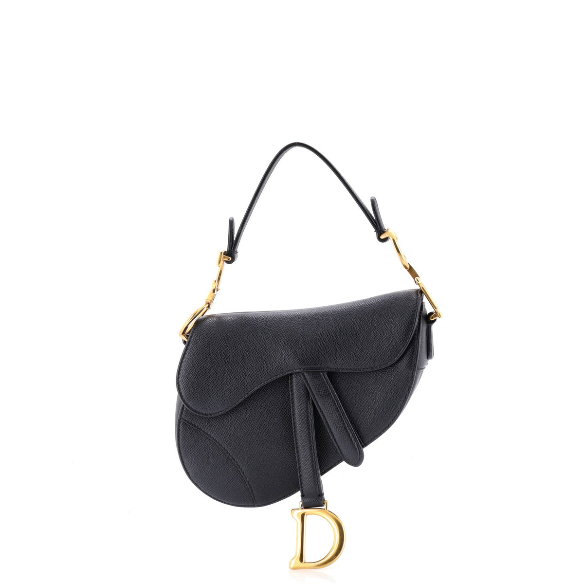 Saddle Handbag Leather Mini