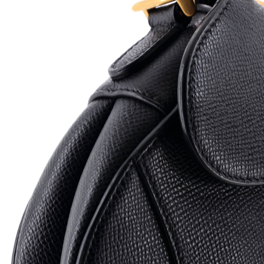 Saddle Handbag Leather Mini