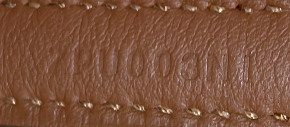 Cabas H en Biais Tote Canvas with Leather 27