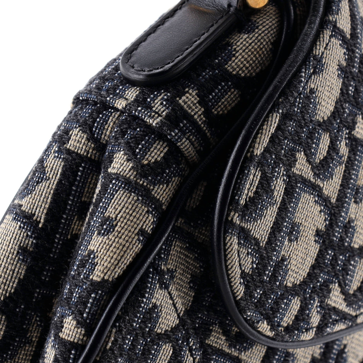 Saddle Handbag Oblique Canvas Mini