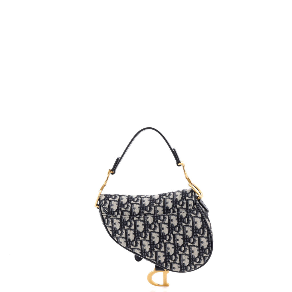 Saddle Handbag Oblique Canvas Mini