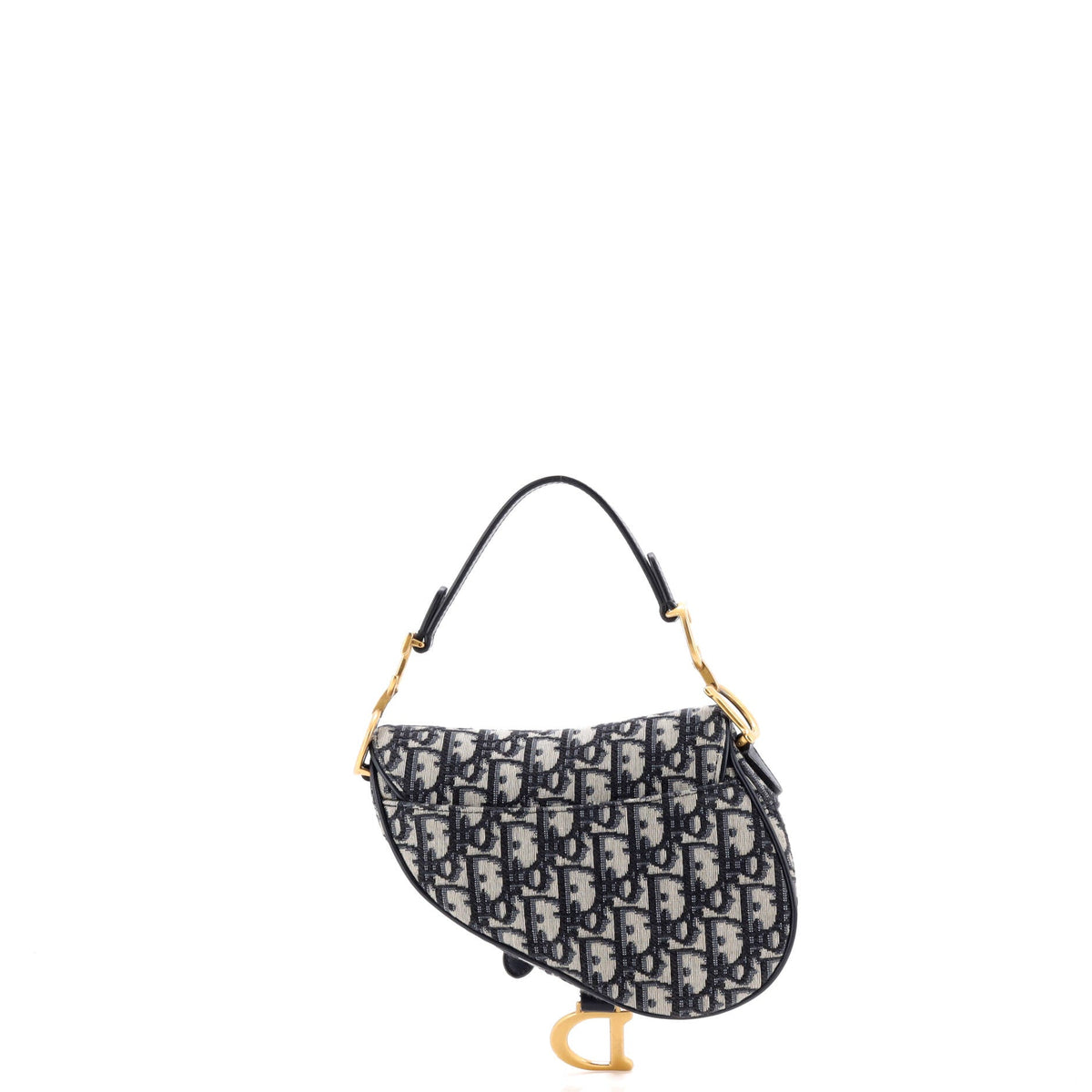 Saddle Handbag Oblique Canvas Mini