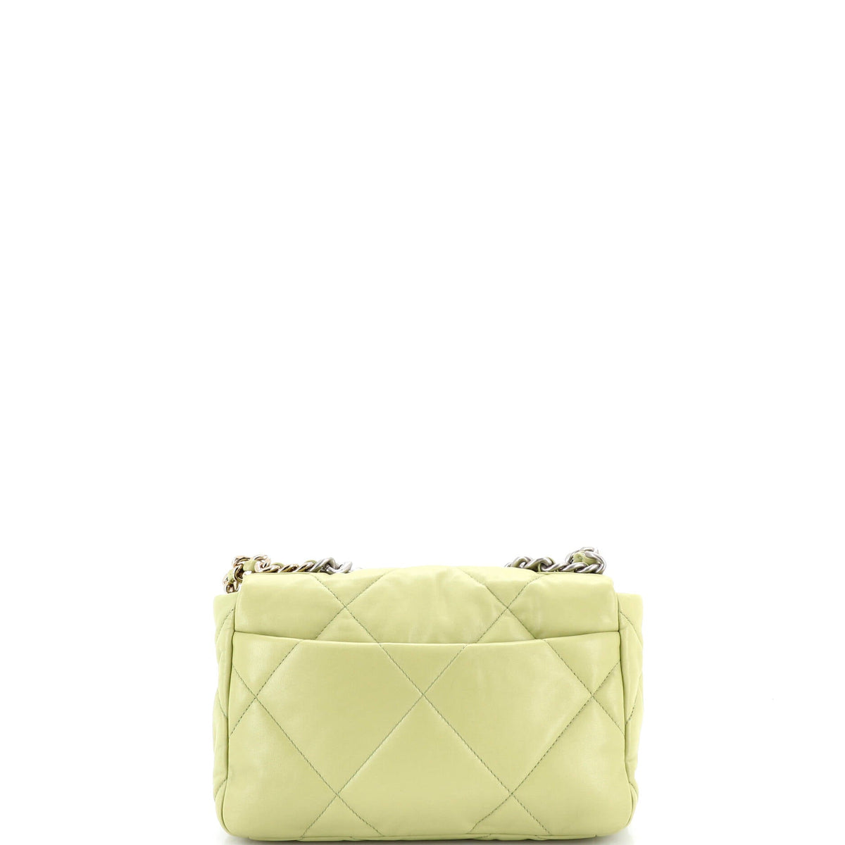 19 Flap Bag Quilted Leather Medium