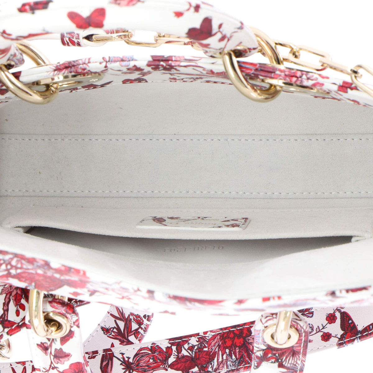 Lady D-Joy Bag Printed Leather Small