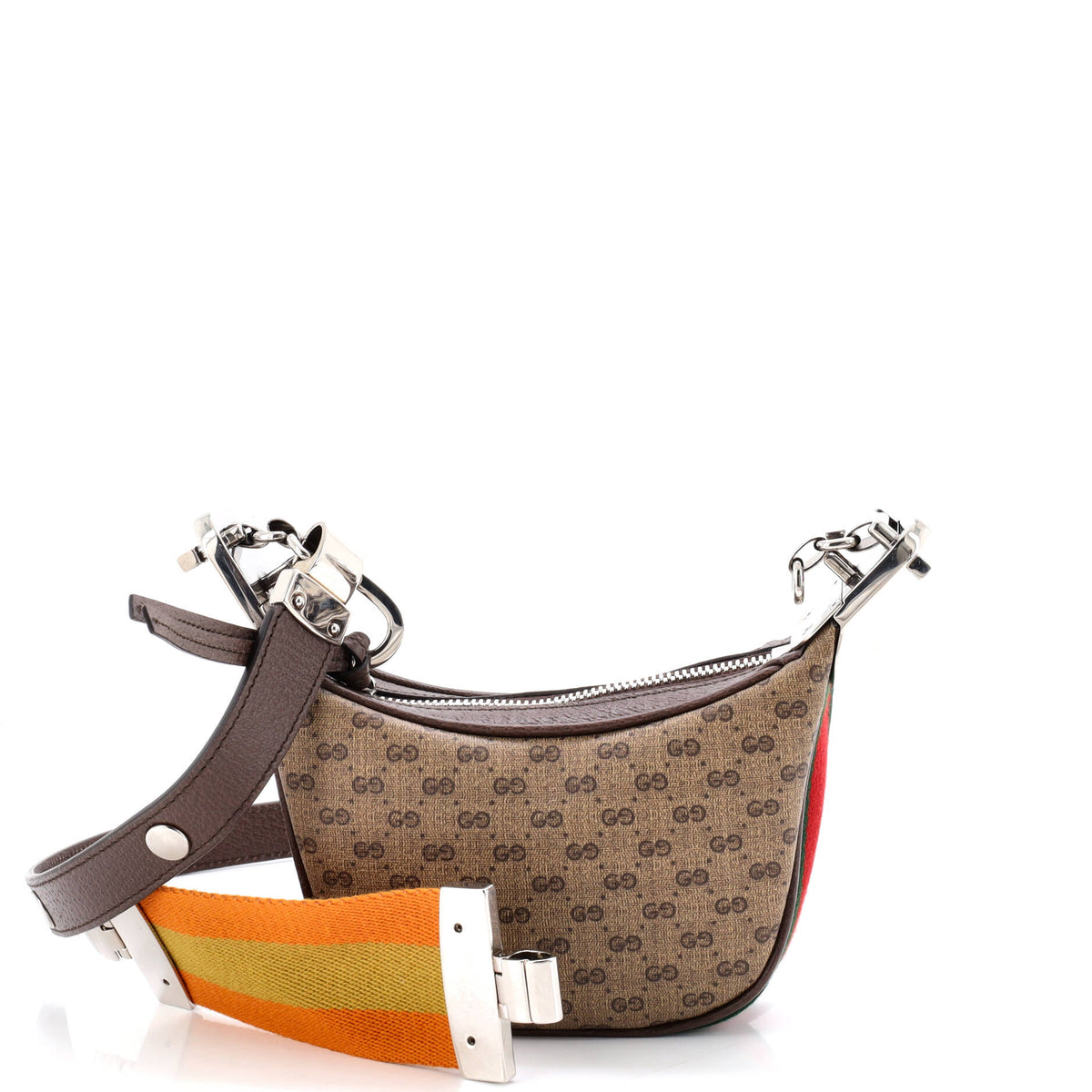 Attache Shoulder Bag Micro GG Coated Canvas Mini